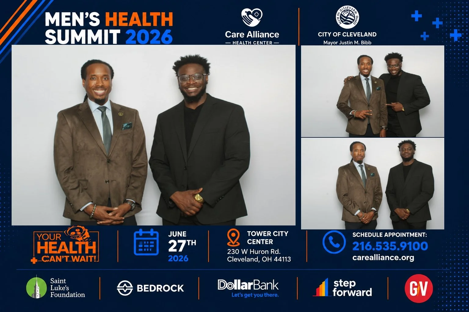 Men’s Health Summit 2026 · Event and sponsor branding. Captured with Legacy.