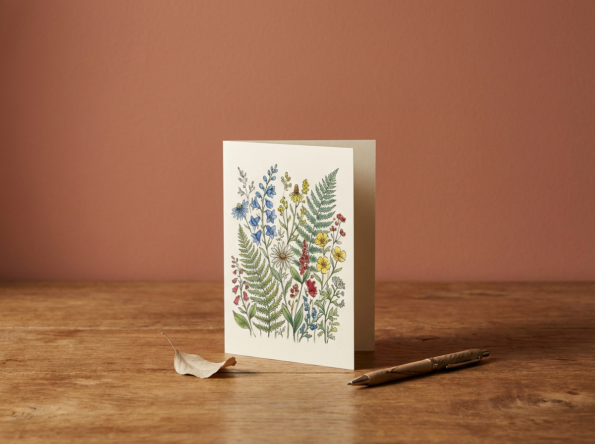 Botanical Greeting Card