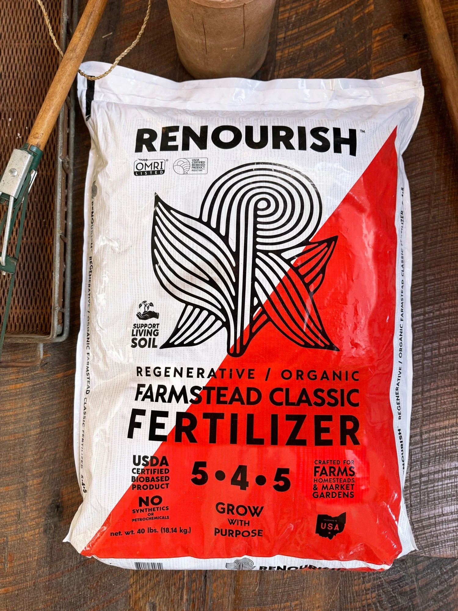 RENOURISH Farmstead Classic Fertilizer, 40 lb