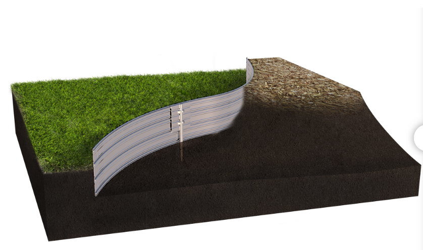Permaloc CleanLine XL aluminum edging
