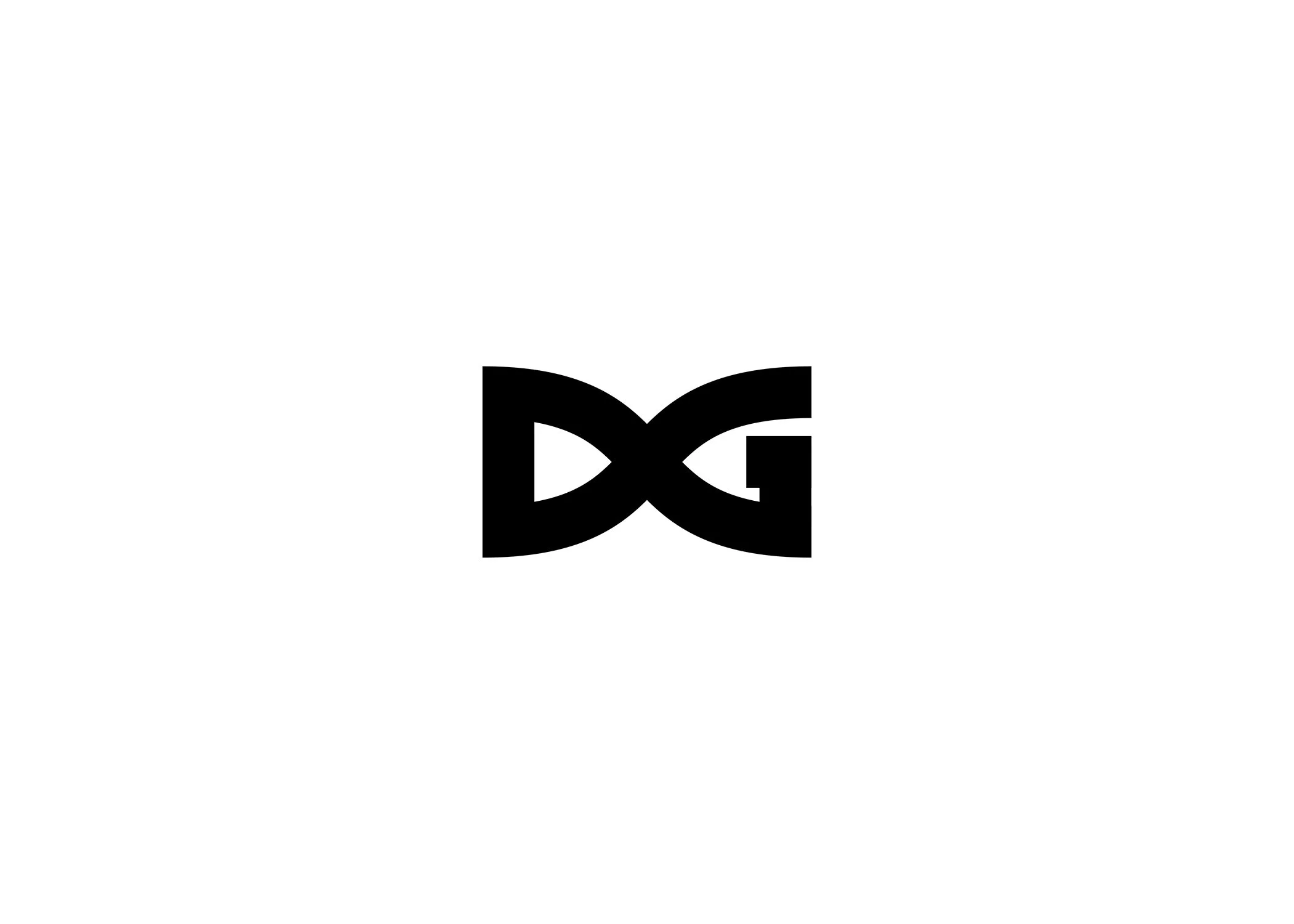 Black logo with a stylized 3D 'X' and a small 'G' in the bottom right corner.