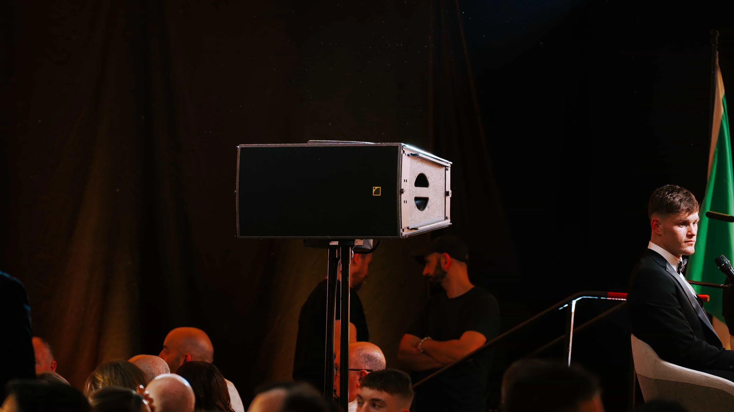 L-Acoustics PA system installed for an awards dinner