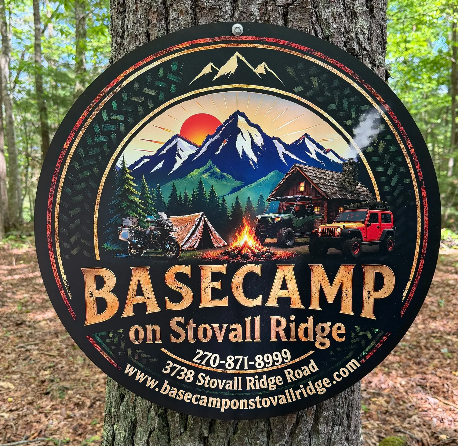 BaseCamp on Stovall Ridge