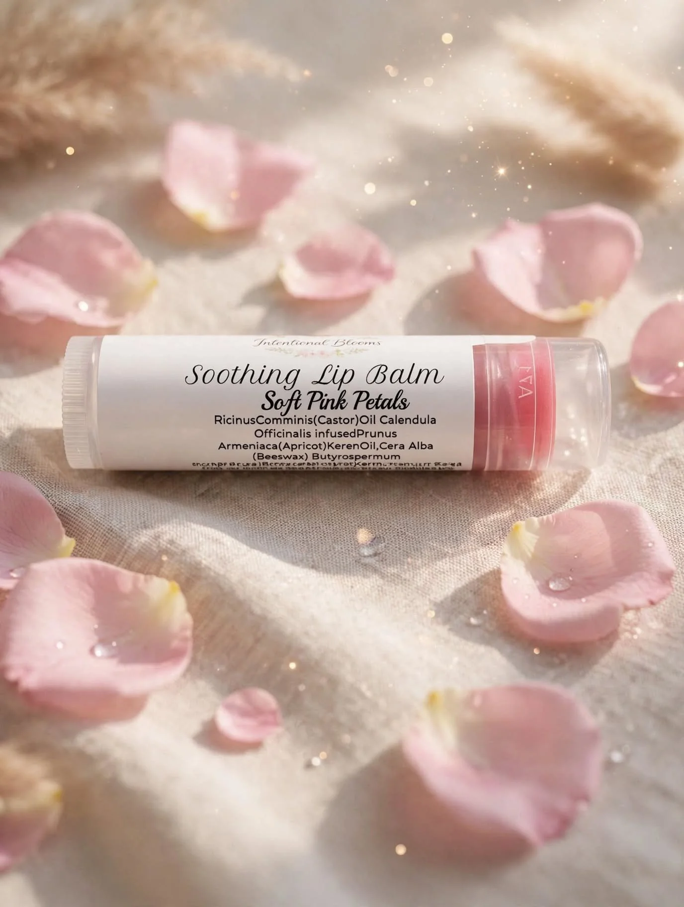 Soft Pink Petals Lip Balm