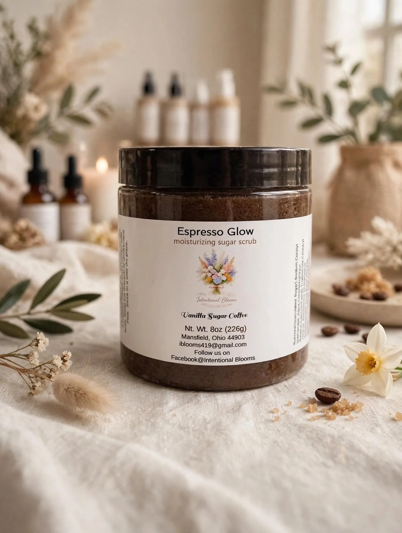 Vanilla Sugar Foaming Coffee Scrub