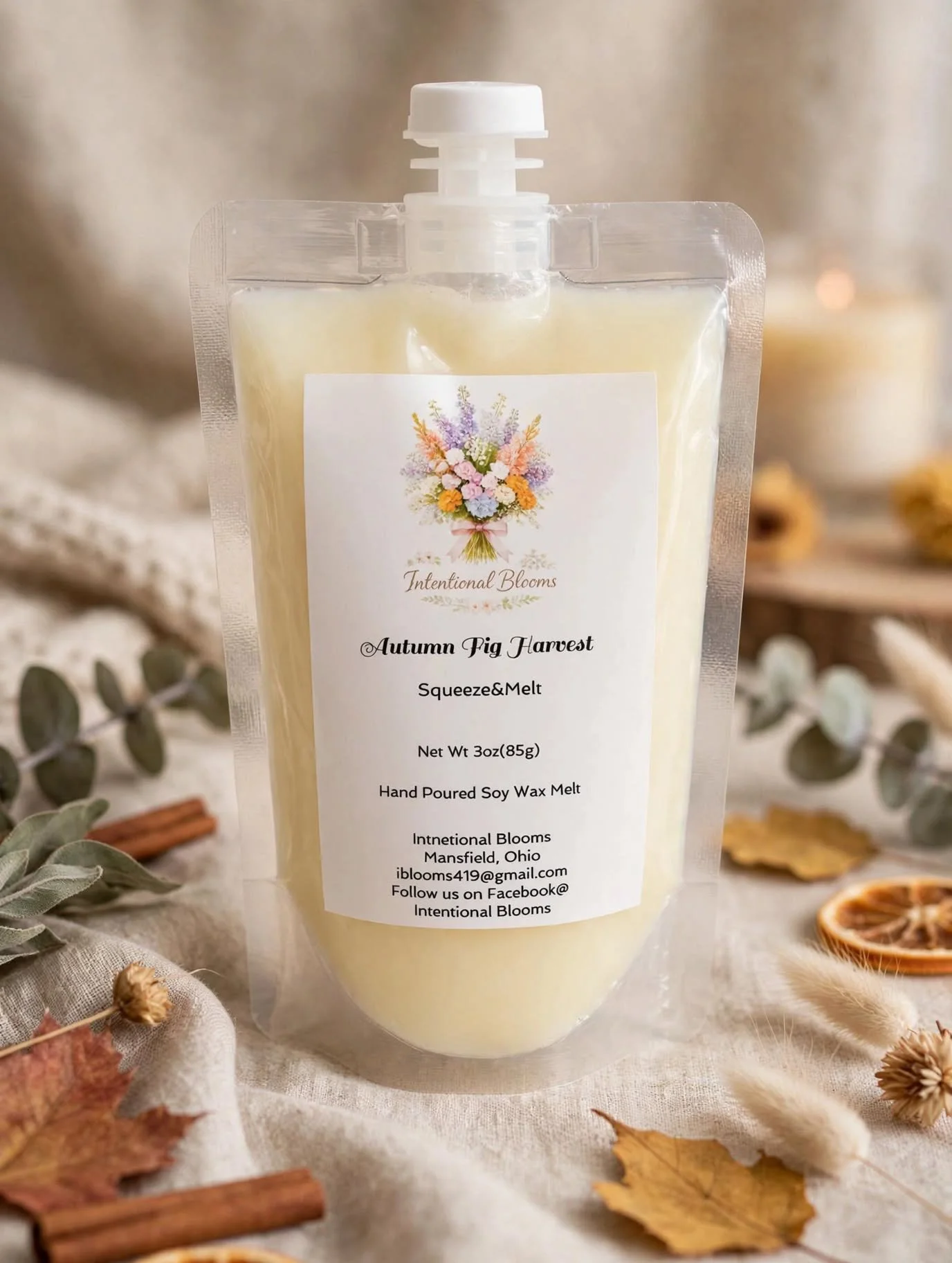 Autumn Fig Harvest Wax Melt Squeeze