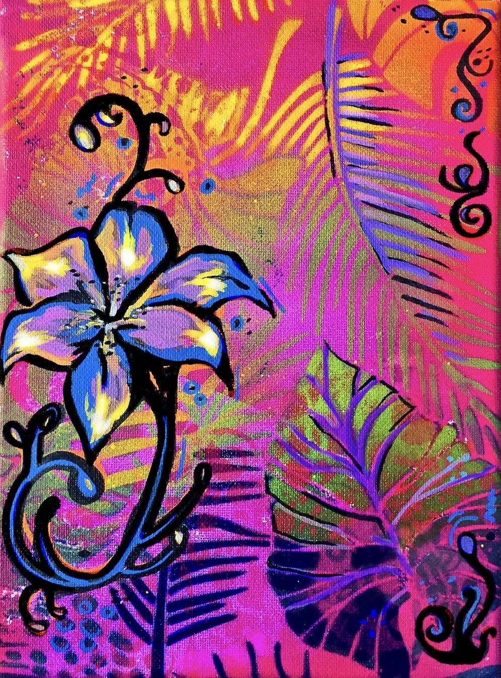 'Sundrop in the jungle' original graffiti piece