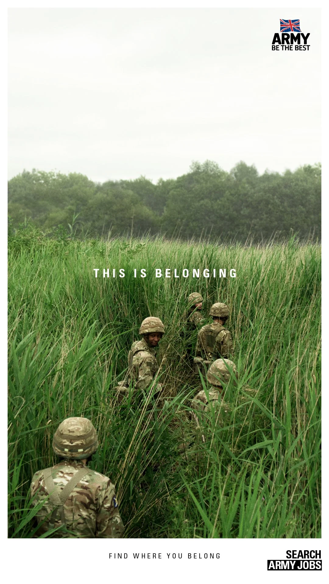 The Army campaign imagery