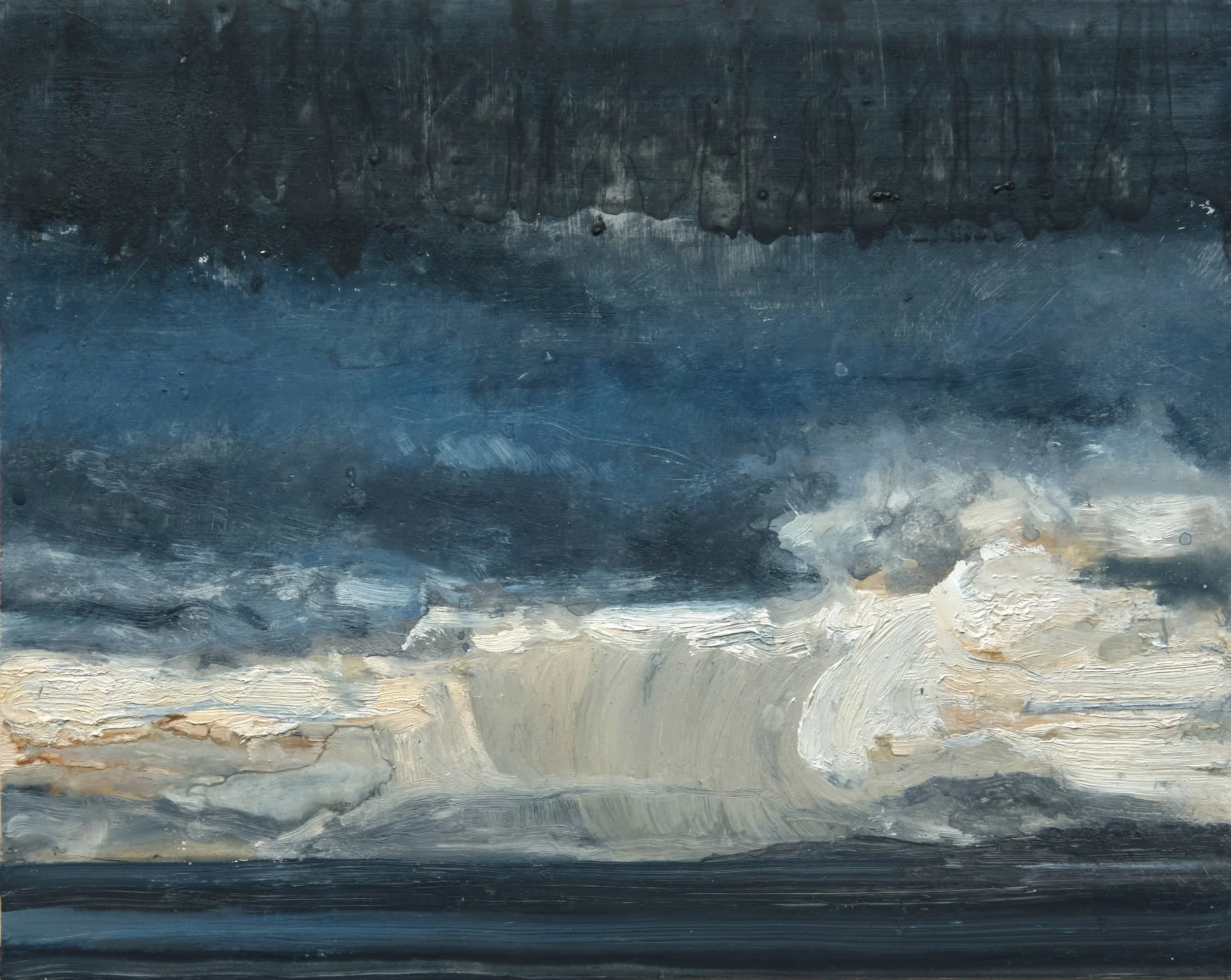 Redpoint II, Oil on Diamond Sheet, 25 x 20 cm, 2026 - Available 