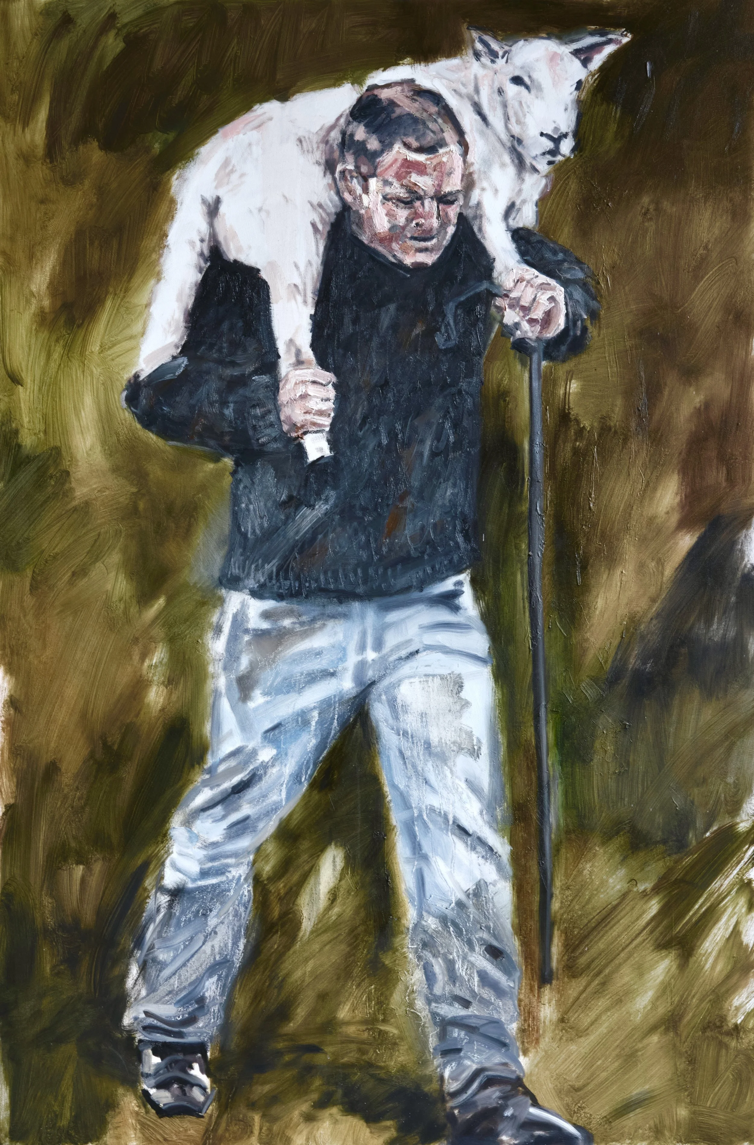 The Gatherer, Oil on Canvas, 100 x 150cm, 2026 - Available