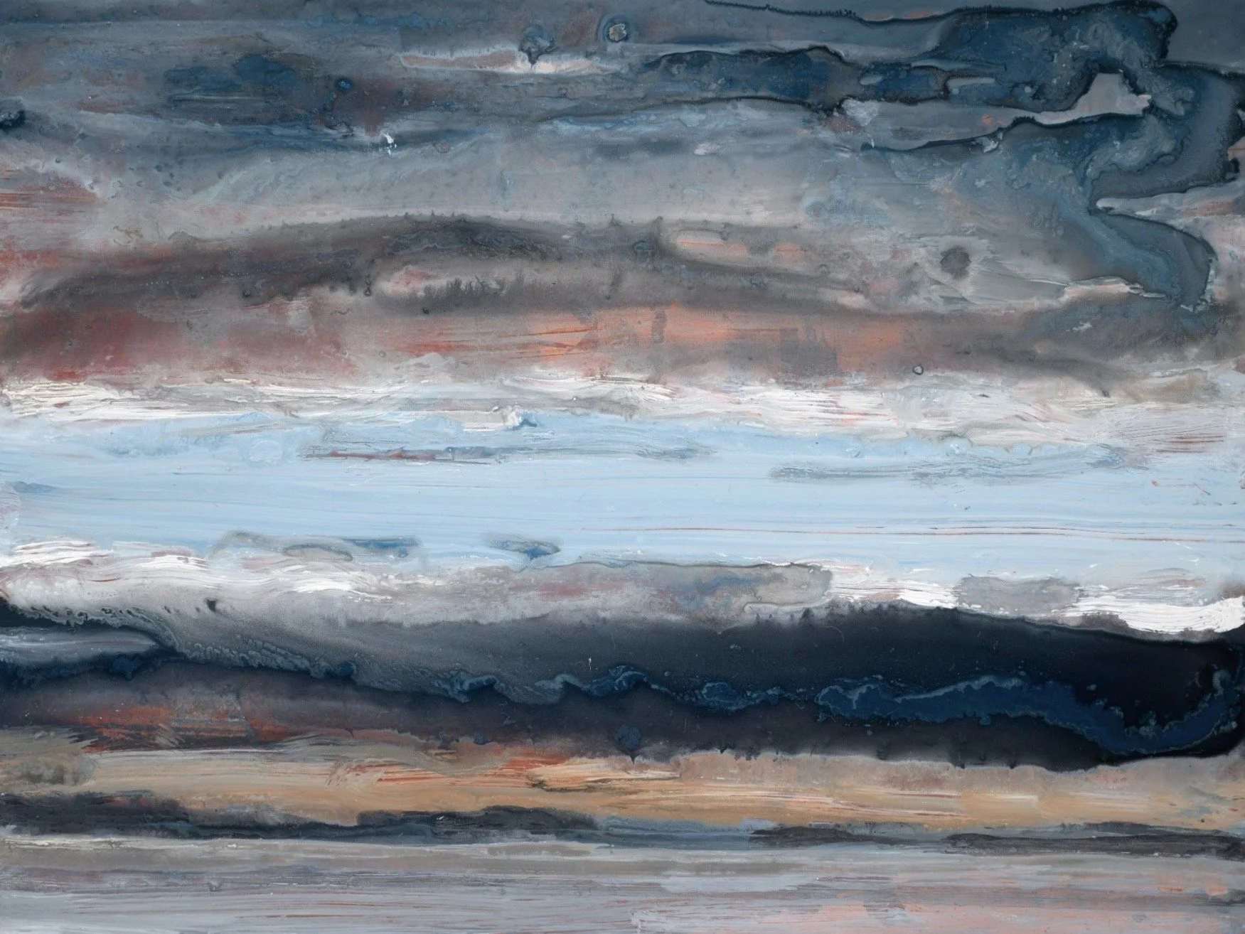 Opinan I, Oil on Copper, 25 x 20 cm, 2026
