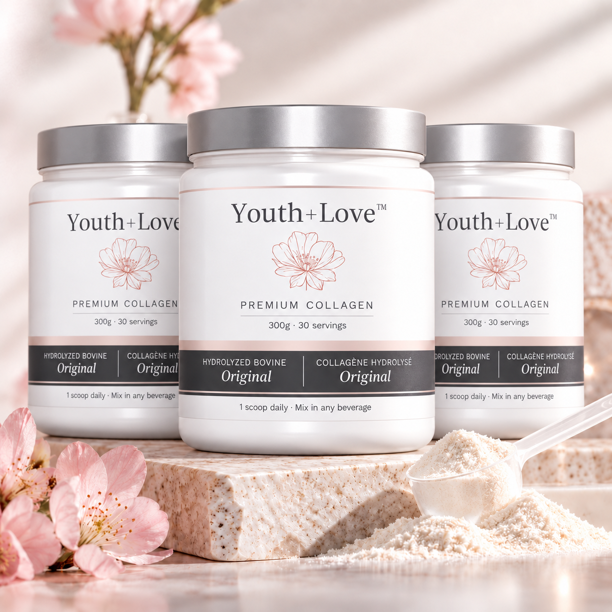 Youth+Love™ Premium Collagen — 3 Pack