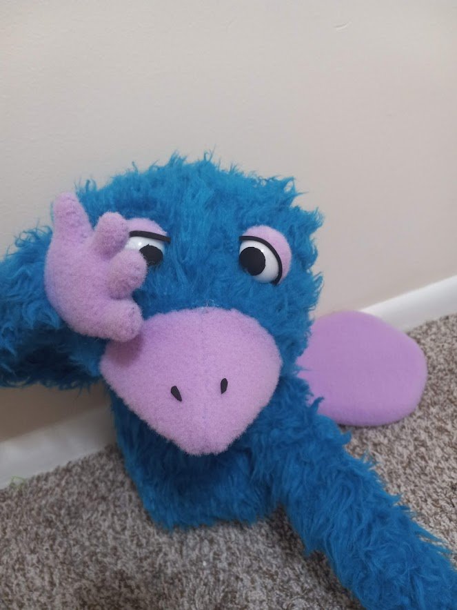 Custom-made Muppet-Style puppet, 2023