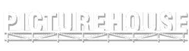 Image of the Picturehouse logo with white text on a black background.