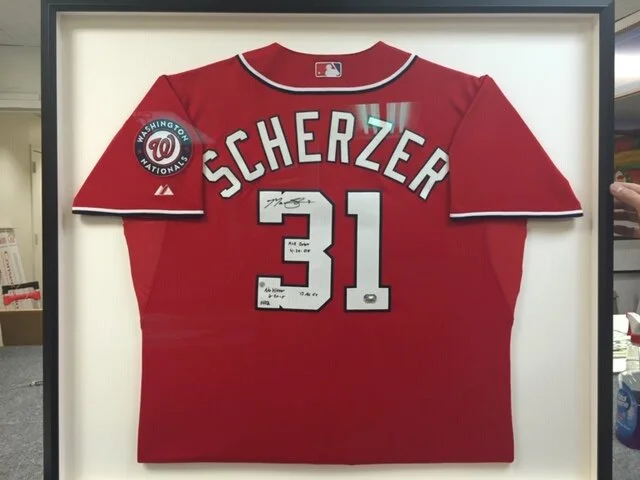 Baseball Jersey shadowbox 