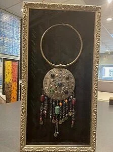 Bedouin jewelry shadowbox
