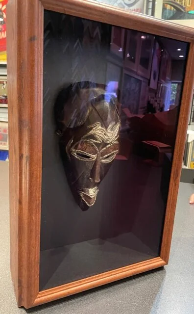 African mask shadowbox

