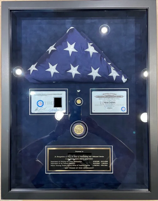 Flag shadow box idea
