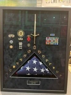 Flag with medallions 
