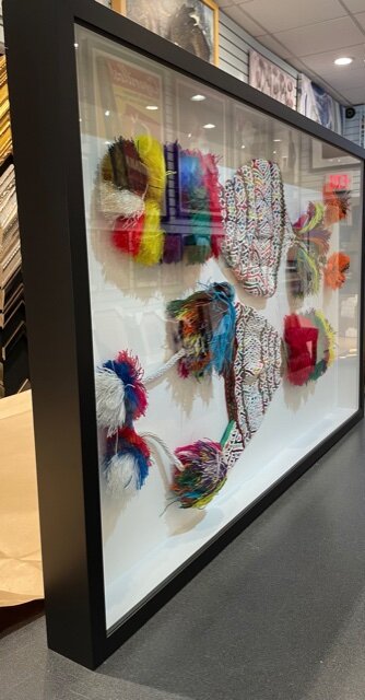 Peruvian hat shadow box