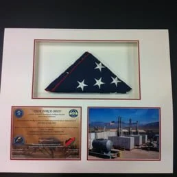 Flag shadow box
