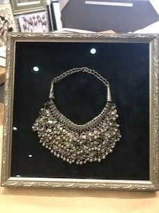 Bedouin jewelry shadowbox  
