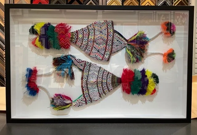 Peruvian hat shadow box