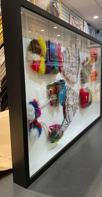 Peruvian hat shadow box
