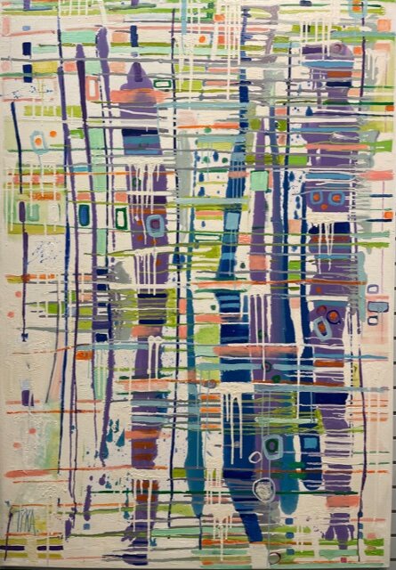 "Way out" by Joanna Tyka. 47x68in