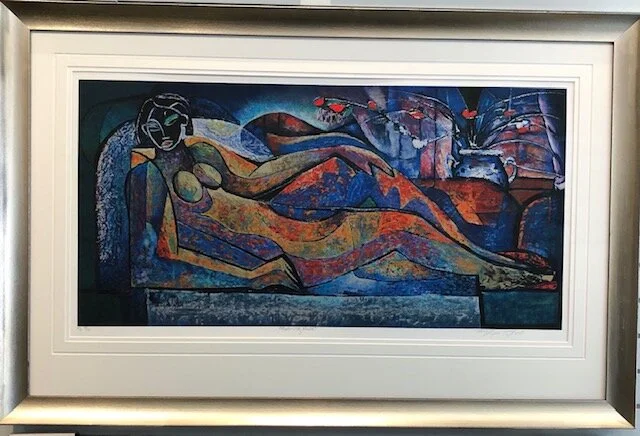 "Nude in Solitude" limited serigraph HC 8/10