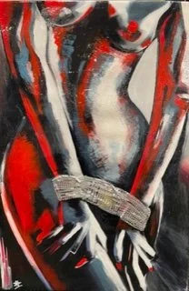 "Chained by Love" by Masha Zel. 24x36in. $1,600.00