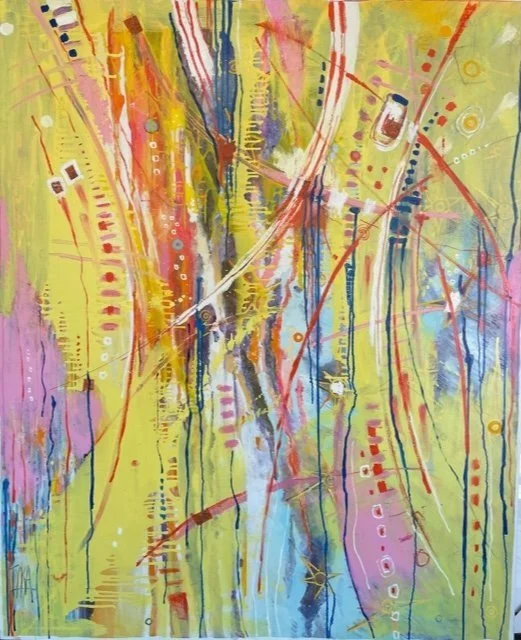 Original painting 63x52 by Joanna Tyka "I am"
