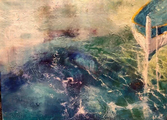 Original acrylic on canvas by Helene Holbert (SOLD)