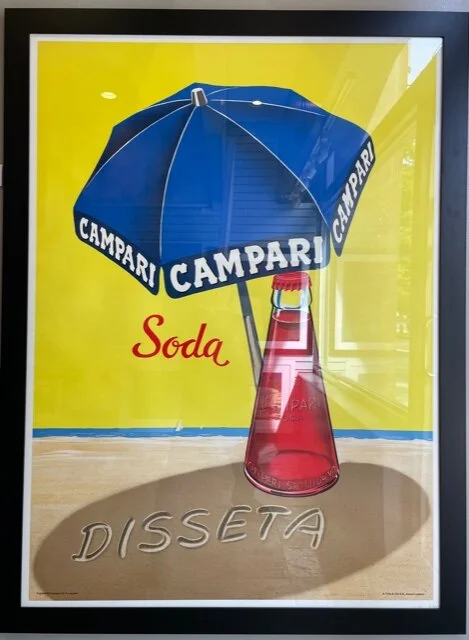 Original vintage Campari ad  37x51 SOLD
