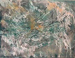 Original Acrylic 36x48 "The Final Understanding" by Gigi Rama $ 1,200.00 
