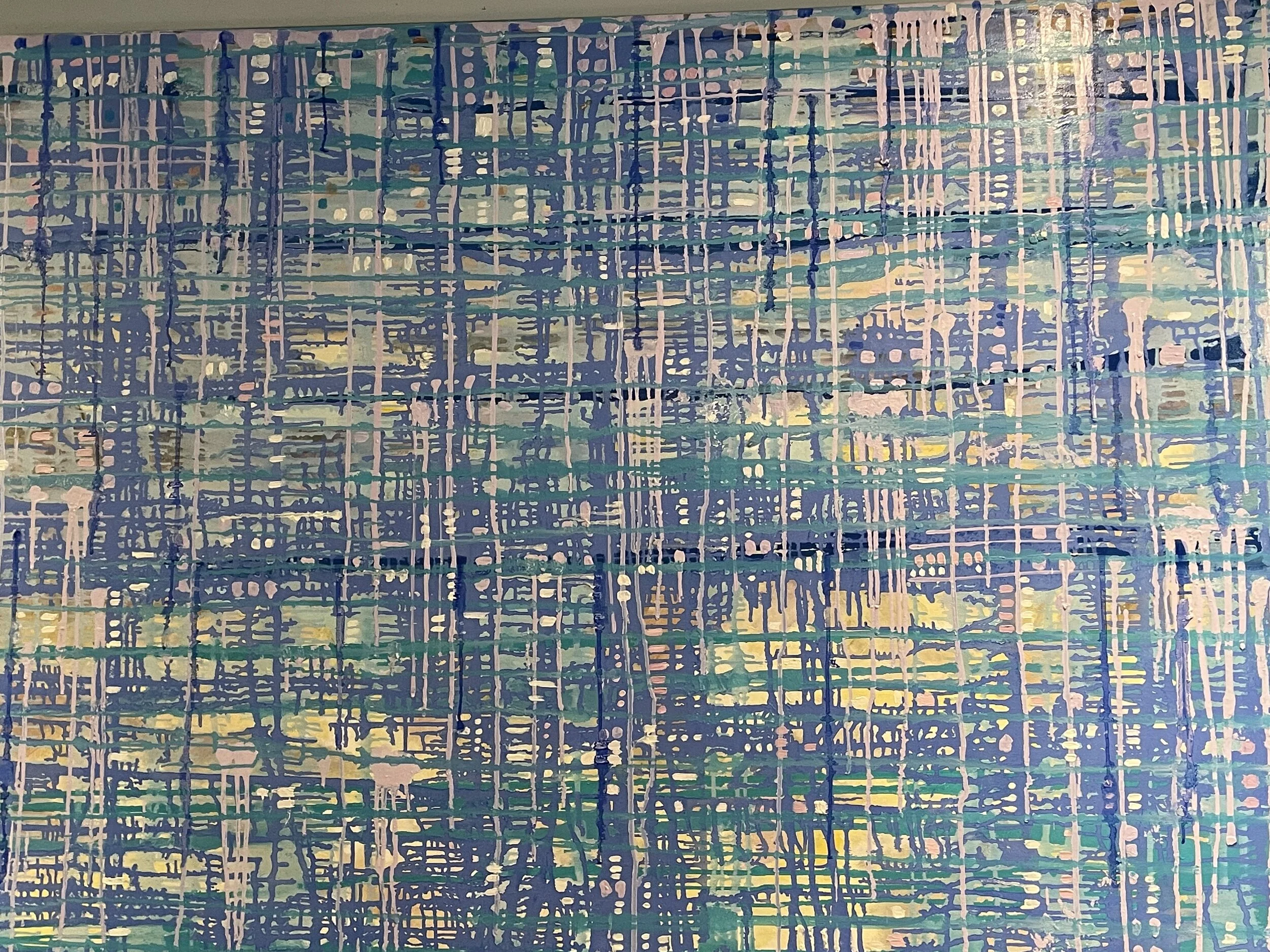 "First of Summer" Original acrylic art on canvas by Joanna Tyka 47x66 inches (price upon request)