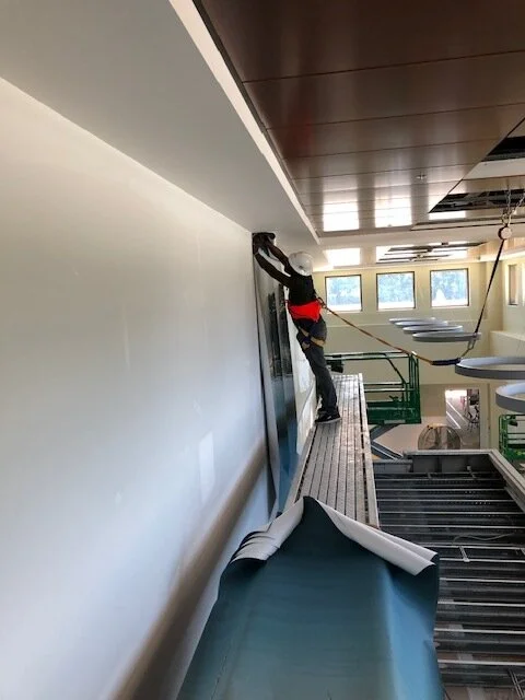 Mural installation