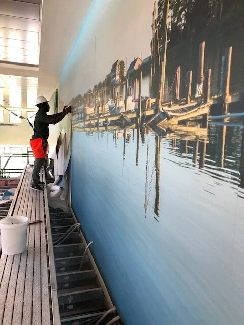 Mural installation