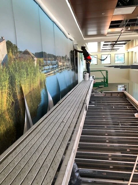 Mural installation