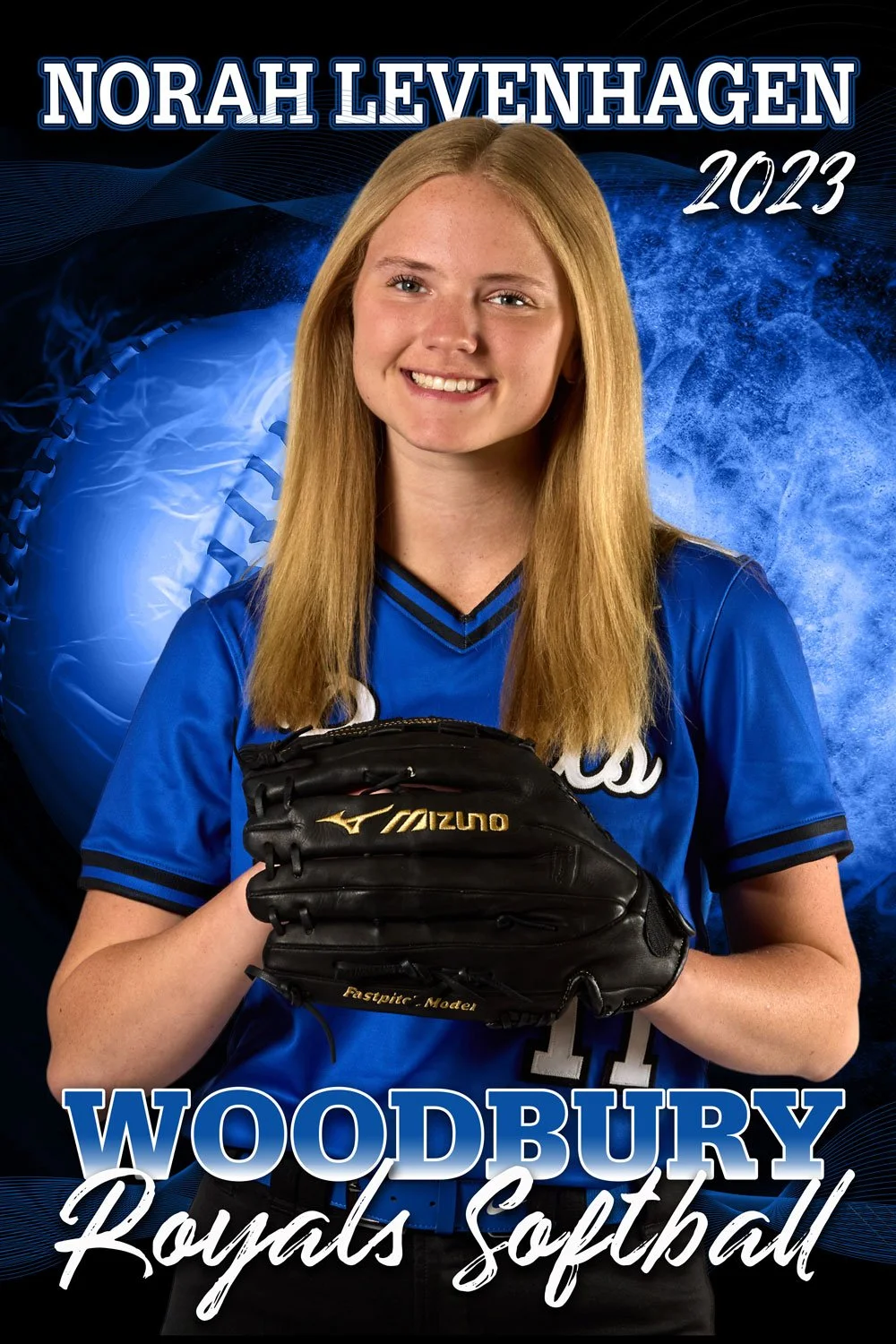 sports softball senior banner design