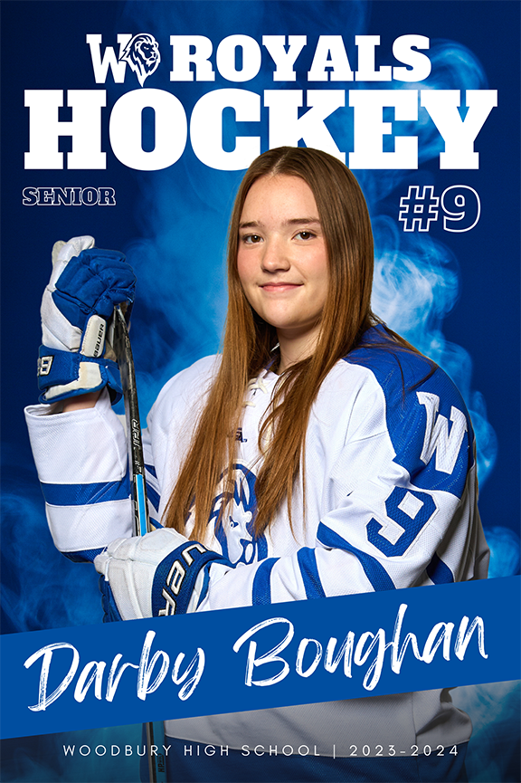 sports hockey senior banner design