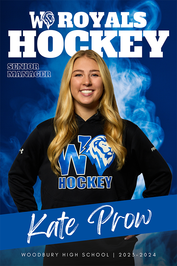 sports hockey senior banner design