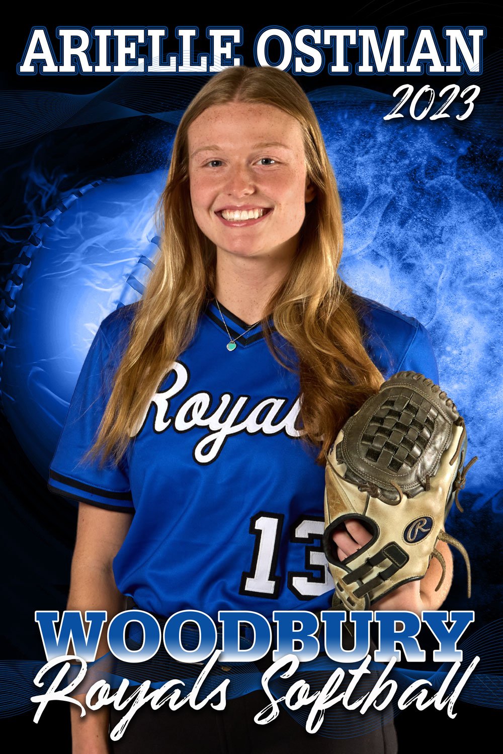 sports softball senior banner design