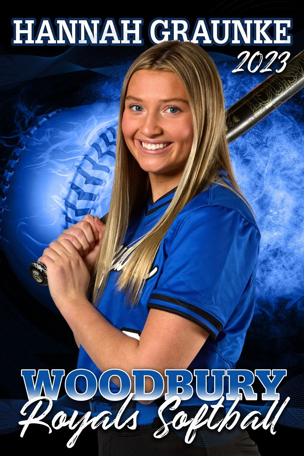 sports softball senior banner design