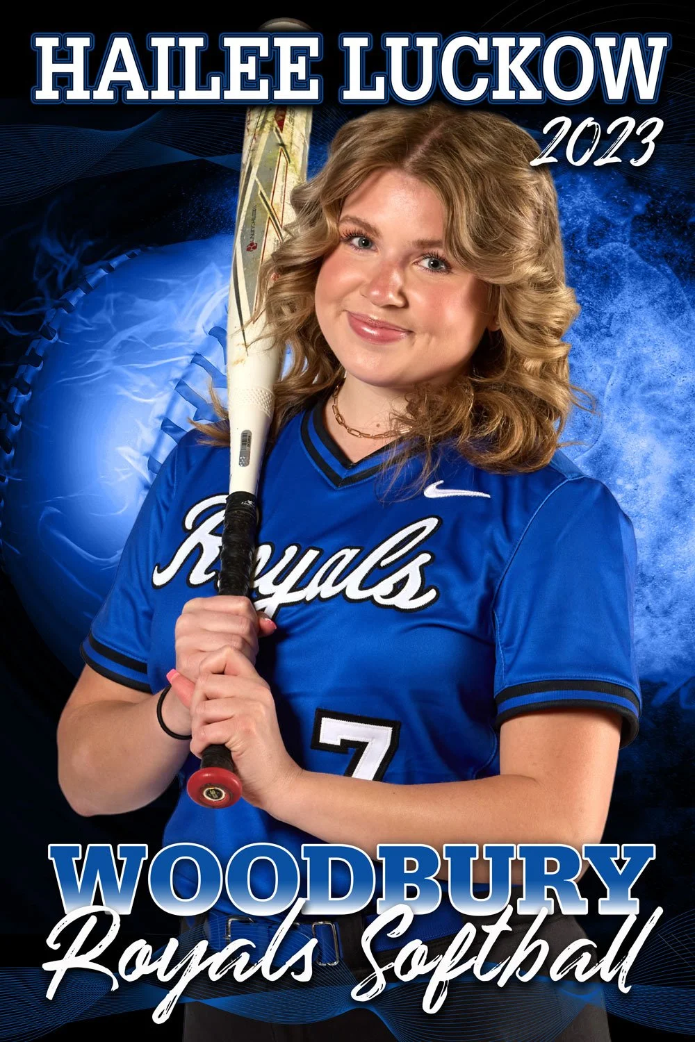 sports softball senior banner design