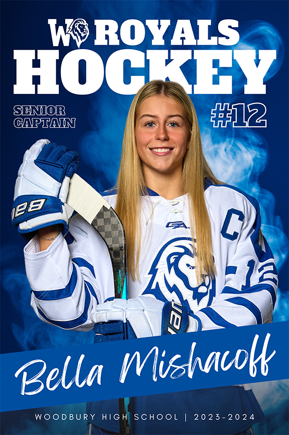 sports hockey senior banner design