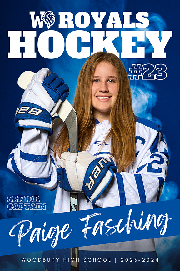 sports hockey senior banner design
