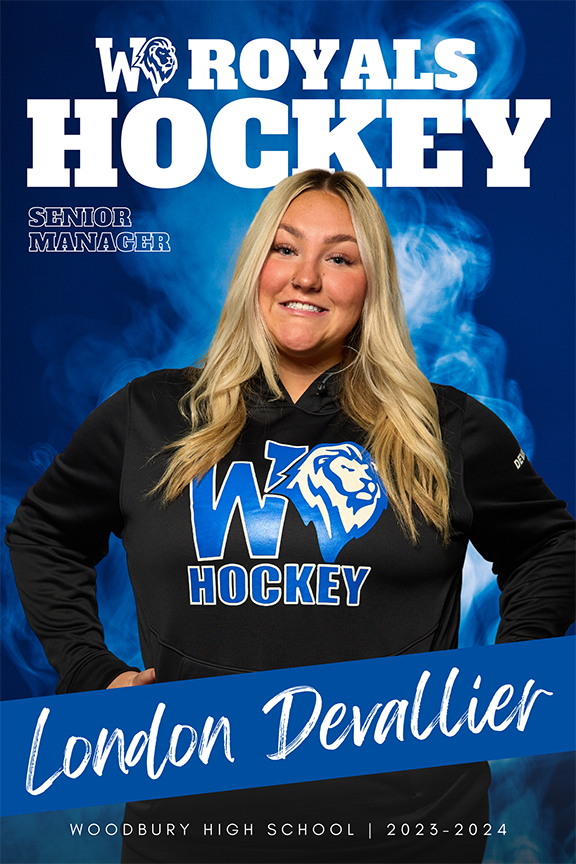 sports hockey senior banner design