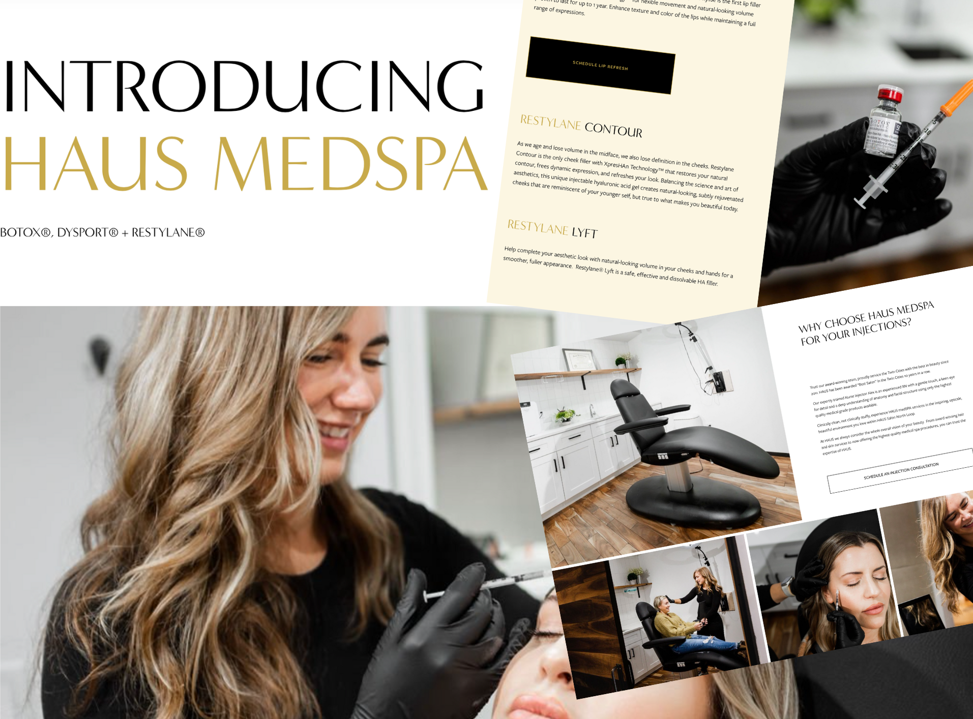 HAUS Salon website by Studio Prow Marketing