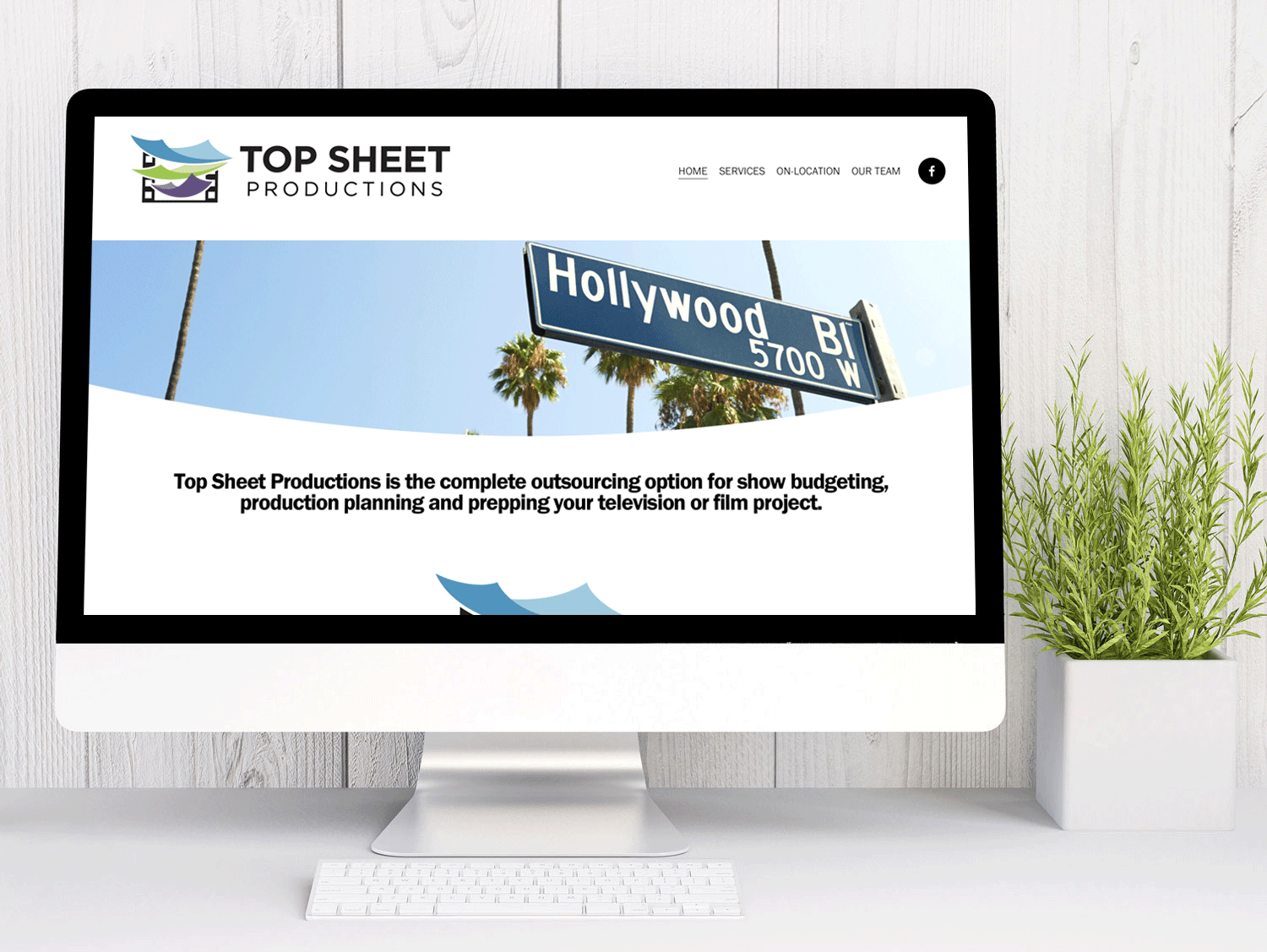 Top Sheet Productions website by Studio Prow